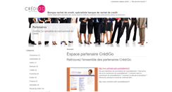 Desktop Screenshot of partenaires.credit-go.fr